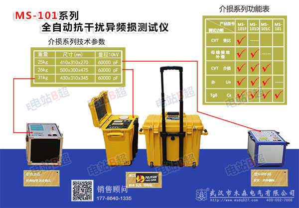 MS-101介質(zhì)損耗測試儀創(chuàng)新檢測技術(shù)