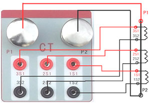 浙江全智能互感器測(cè)試儀CT變比極性接線圖