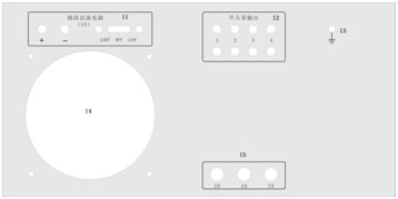 廣東微機繼電保護測試儀裝置面板底板