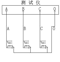 江蘇MS-207T有載分接開關(guān)測(cè)試儀(1A)吊芯測(cè)量接線圖